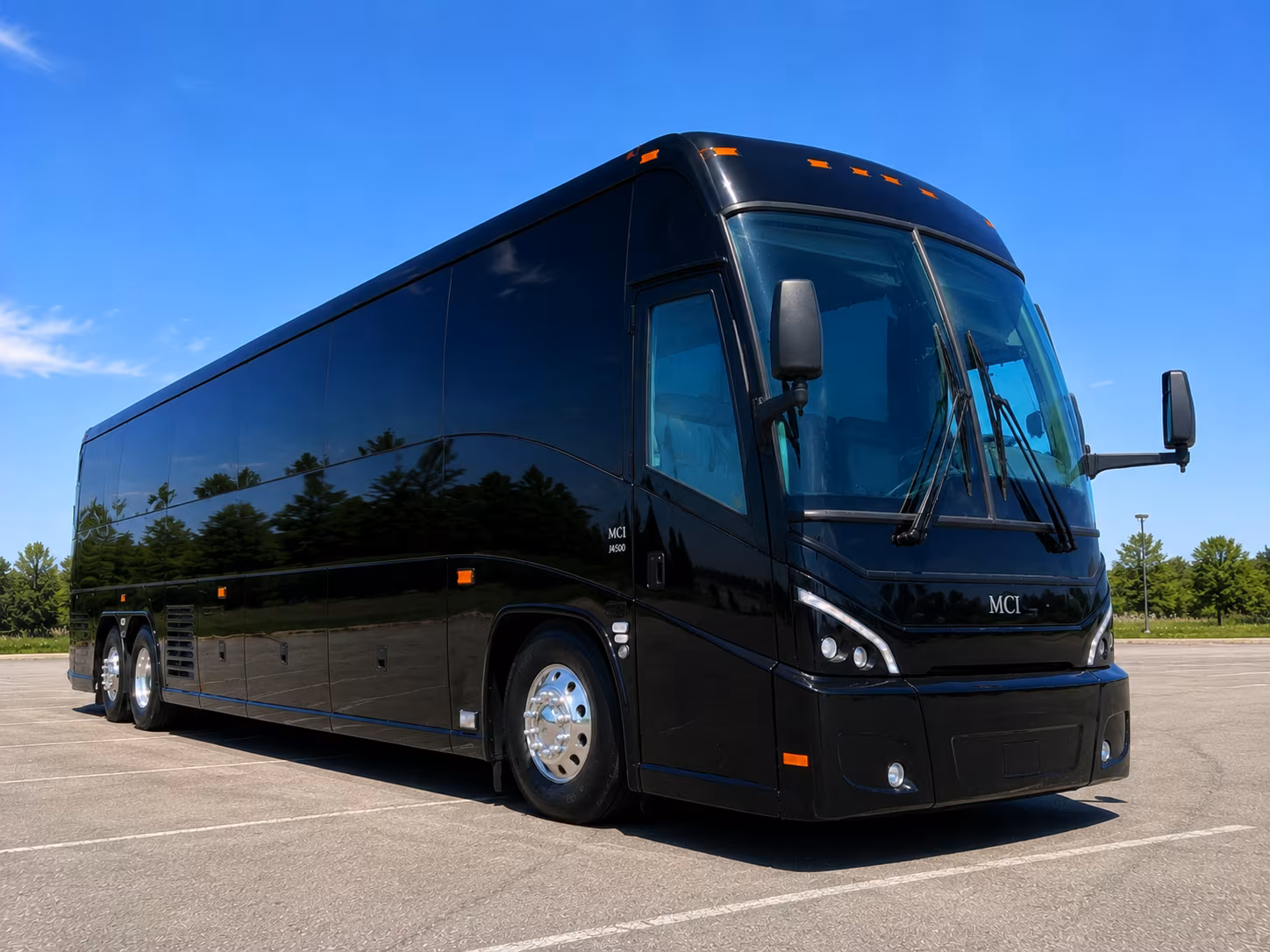 a charter bus to michigan international speedway for nascar weekend