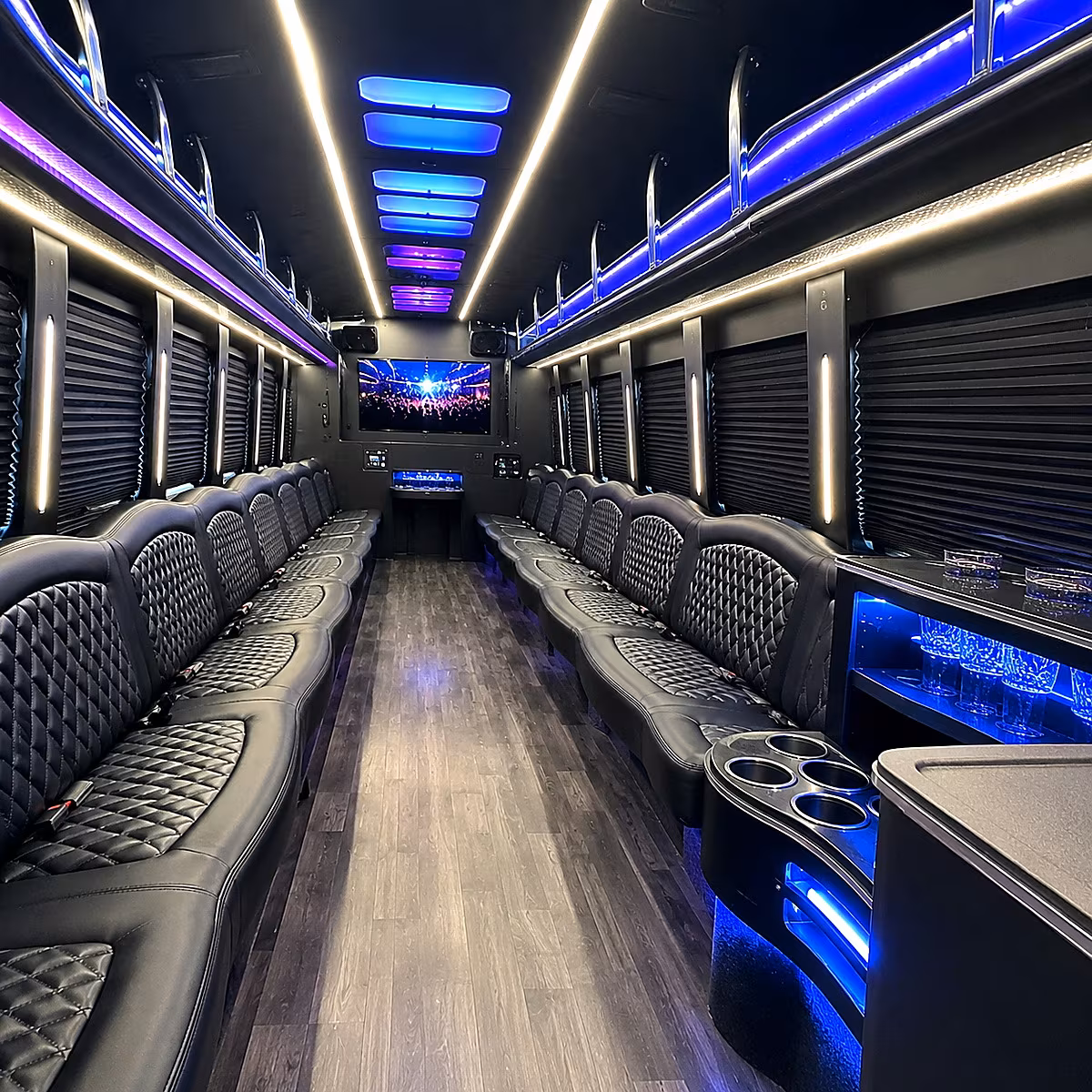 ann arbor party bus rentals inside